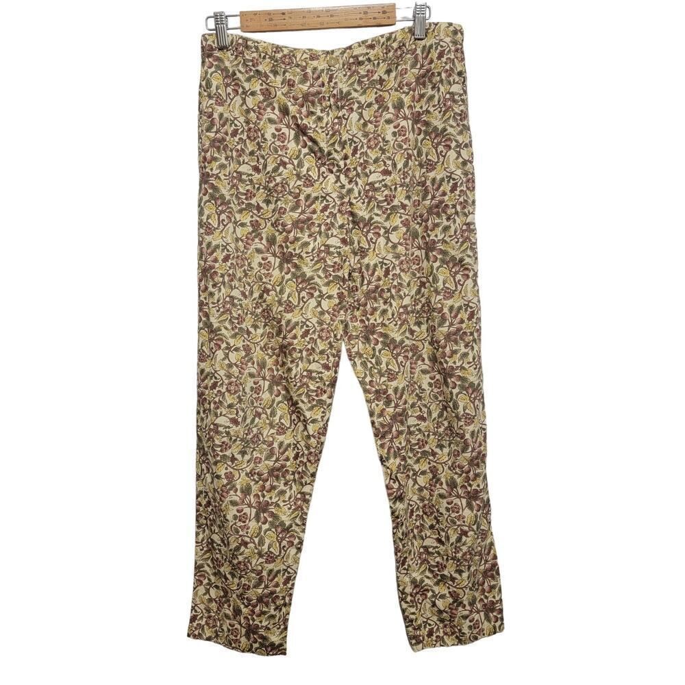 J Crew Patterned Flat Front Casual Pants